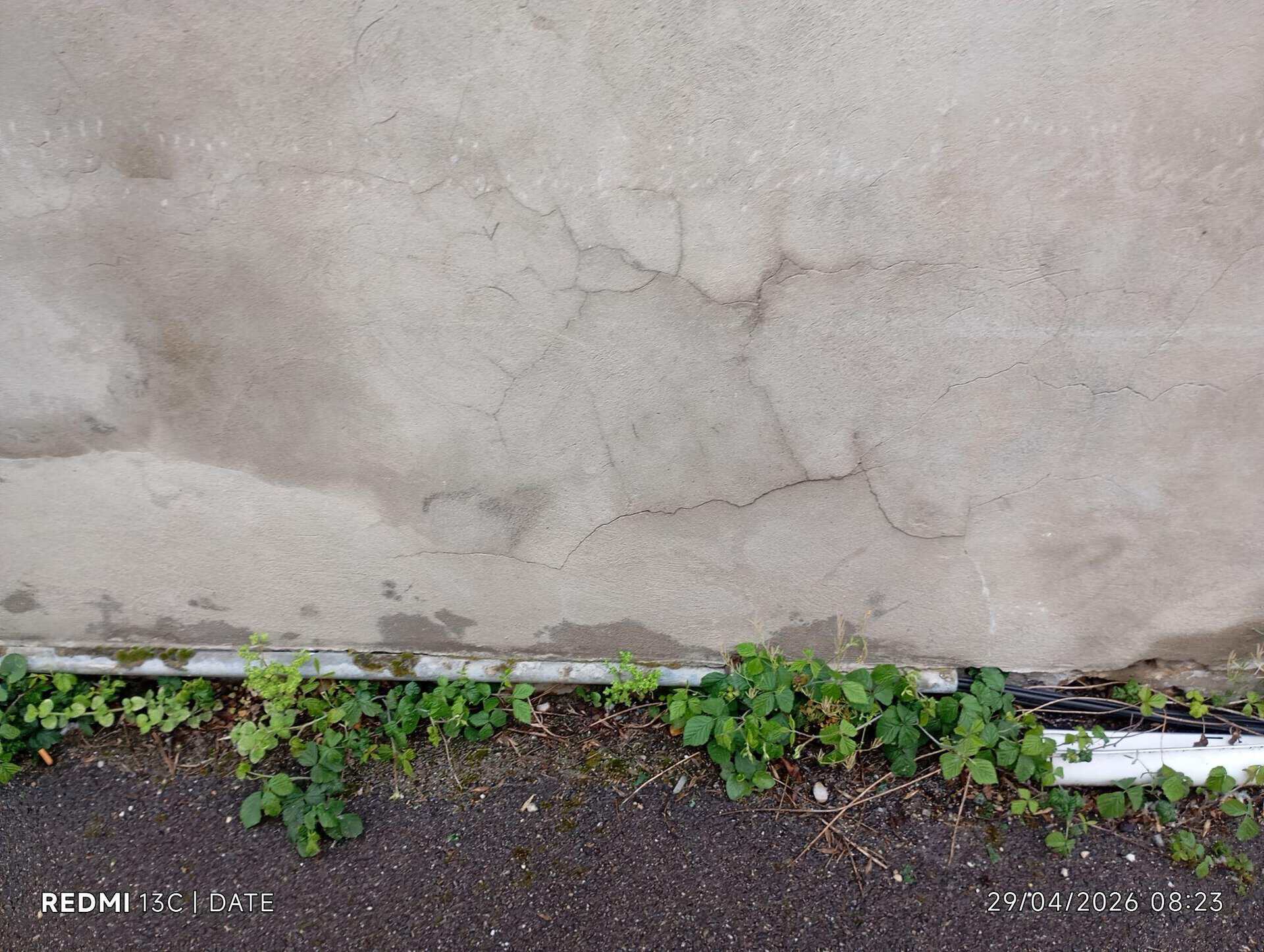 fissures enduit mur façade humidité remontées capillaires